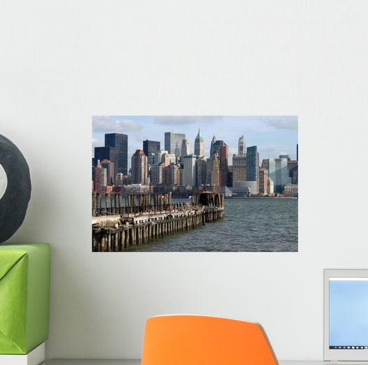 Crumbling Pier New York Wall Decal