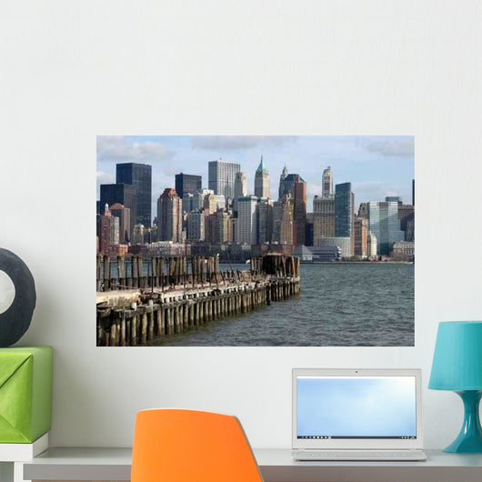 Crumbling Pier New York Wall Decal