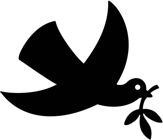 Dove Flight with Olive Wall Decal