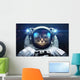 Science Fiction Space Cat Wall Decal