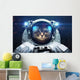 Science Fiction Space Cat Wall Decal
