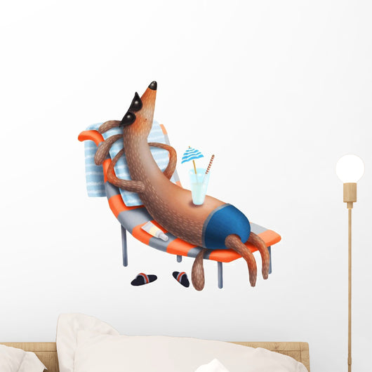 Dog Beach Wall Decal