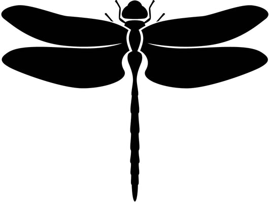 Dragonfly Insect Silhouette Wall Decal