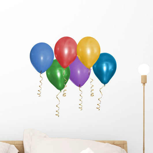 Beautiful Party Balloons Wall Decal