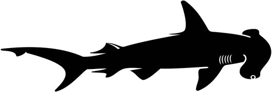 Hammerhead Shark Fish Silhouette Wall Decal