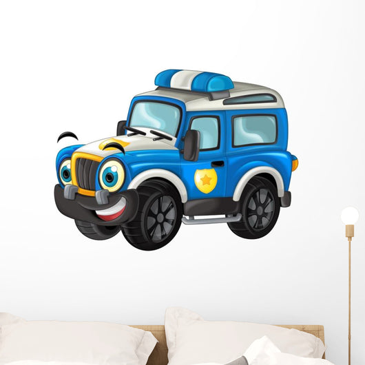 Off Road Police Vehicle Wall Decal