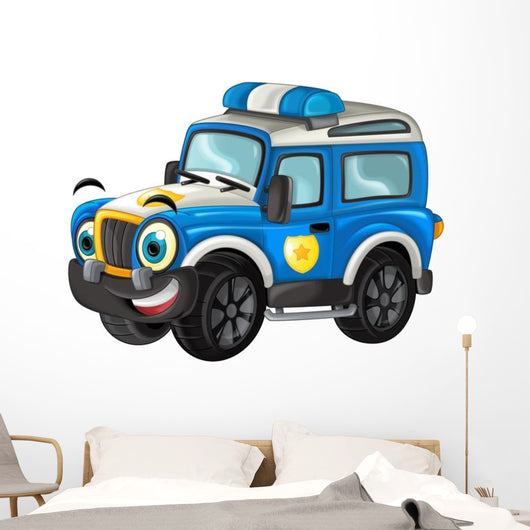 Off Road Police Vehicle Wall Decal