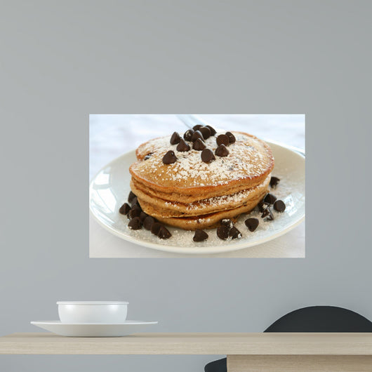 Chocolate Chip Pancakes Wall Mural