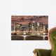 Manhattan Skyline at Night Wall Mural