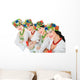 four ukrainian dancers Wall Decal