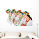 four ukrainian dancers Wall Decal