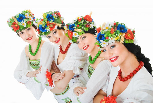 four ukrainian dancers Wall Decal