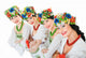 four ukrainian dancers Wall Decal