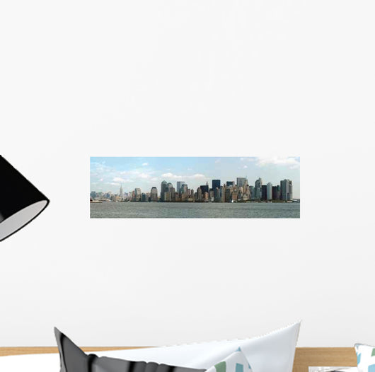 Manhattan Skyline Wall Decal Design 2