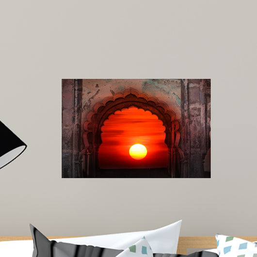 Ancient Indian Sunset Wall Mural