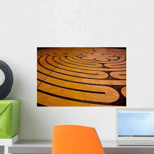 Prayer Labyrinth Wall Mural