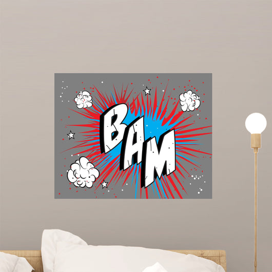 Comic book explosion - BAM Wall Mural