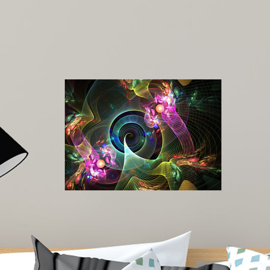 Abstract Multicolor Background Wall Mural