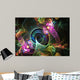 Abstract Multicolor Background Wall Mural