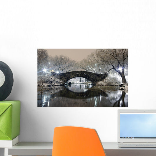 Central Park at Night NYC Wall Mural