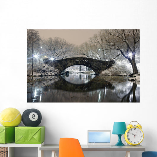 Central Park at Night NYC Wall Mural