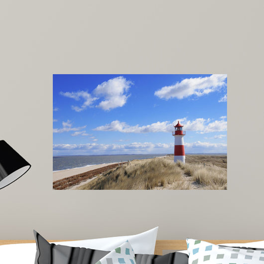 lighthouse lighthouse beacon Sylt dunes Denmark Wall Mural