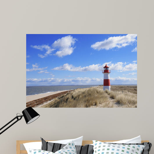 lighthouse lighthouse beacon Sylt dunes Denmark Wall Mural