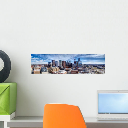 Downtown Denver Pano Southeast Wall Decal