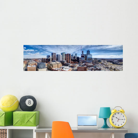 Downtown Denver Pano Southeast Wall Decal