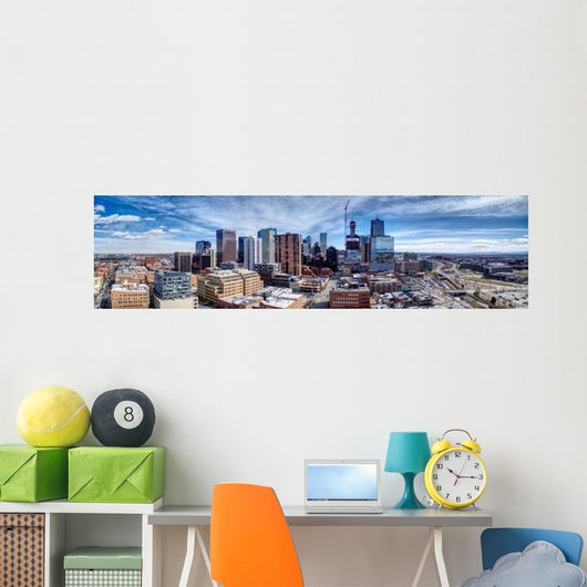 Downtown Denver Pano Southeast Wall Decal