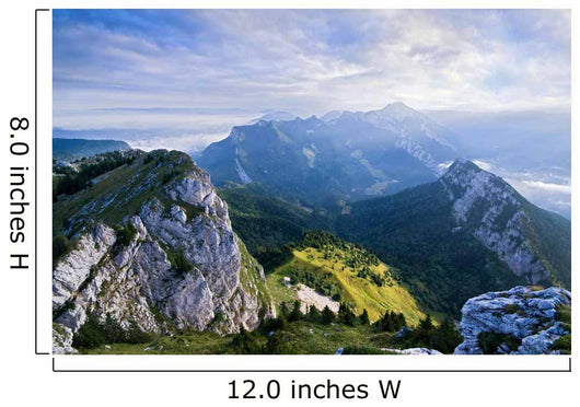 The mountain of Chartreuse in French alps Wall Mural