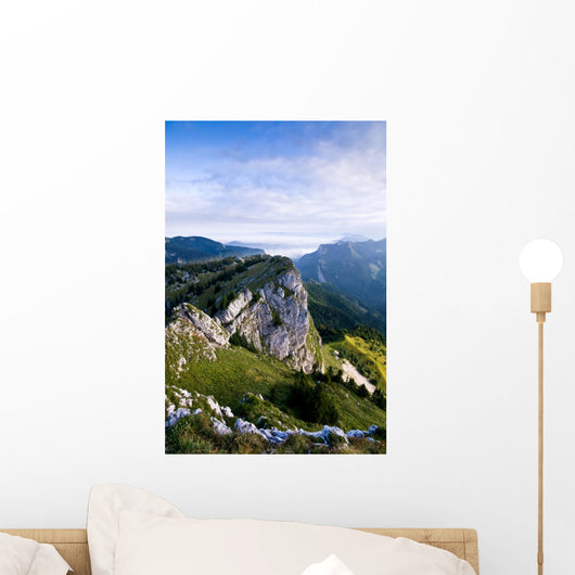 Mountain of Chartreuse in the French Alps Wall Mural
