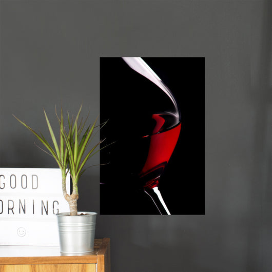 GLASS OF RED WINE Wall Mural