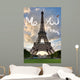 Love in Paris Eiffel Tower France Concept - Me and You Wall Mural