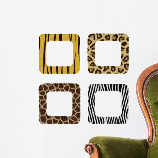 Frameworks from Fur Wild Wall Decal Sticker Set