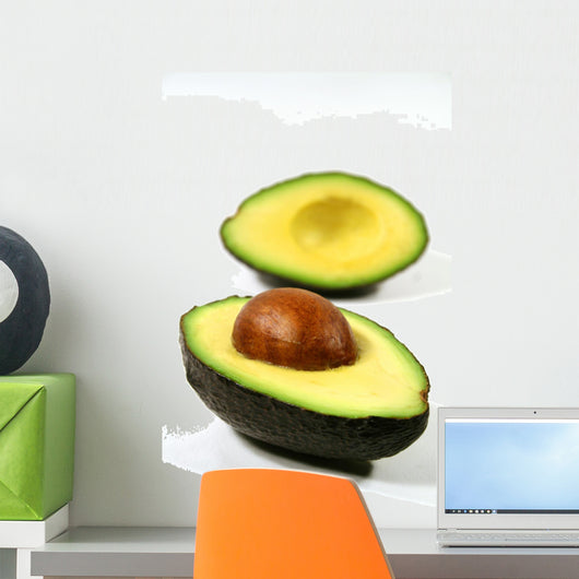 Avocado Halves Wall Decal