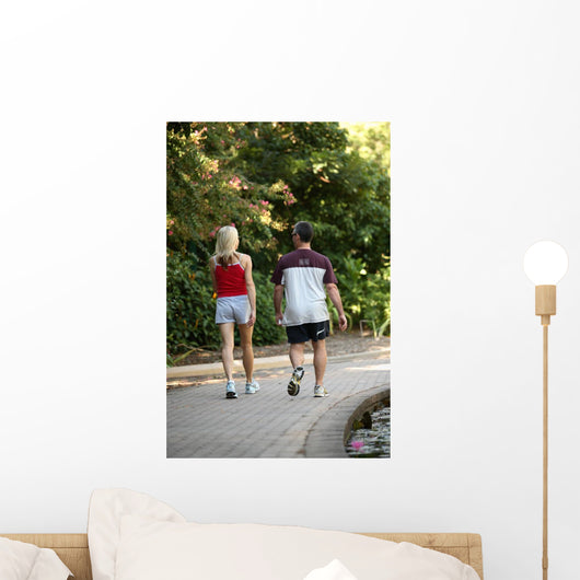Morning Walk Wall Mural