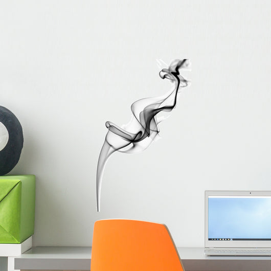Abstract Grey Smoke Background Wall Decal