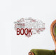 Book word cloud Wall Decal