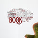Book word cloud Wall Decal