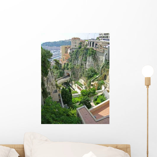 Monaco Cityscape Wall Decal