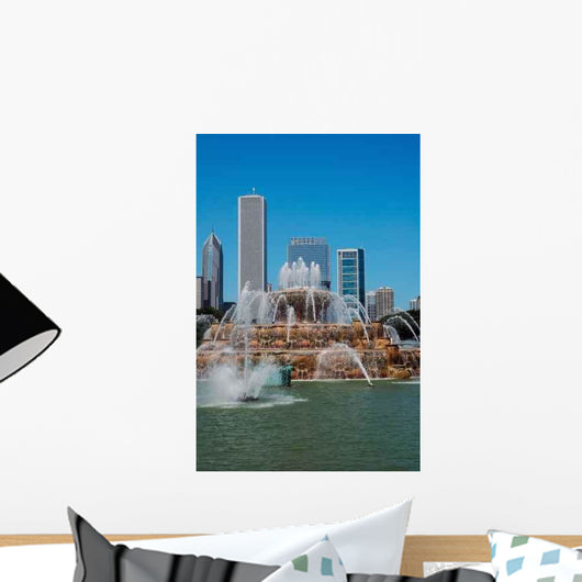 Buckingham Fountain Wall Decal