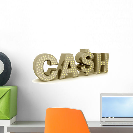 Cash icon Wall Decal