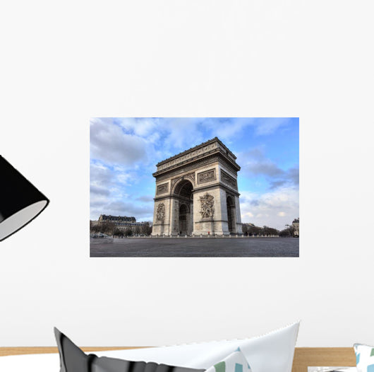Arc de Triomphe against Nice Wall Decal