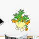 Little Three Headed Dragon in Egg Wall Decal