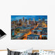 Denver City Skyline Dusk Wall Decal