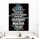 United States Cities Wall Decal