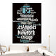 United States Cities Wall Decal
