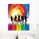 Disco Wall Mural