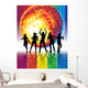 Disco Wall Mural